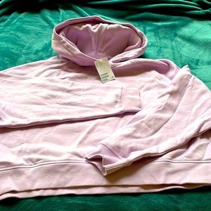 Lilac Cropped Hoodie